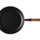 Cast Iron Signature Frying Pan with Wooden HandleGarnet image number 6